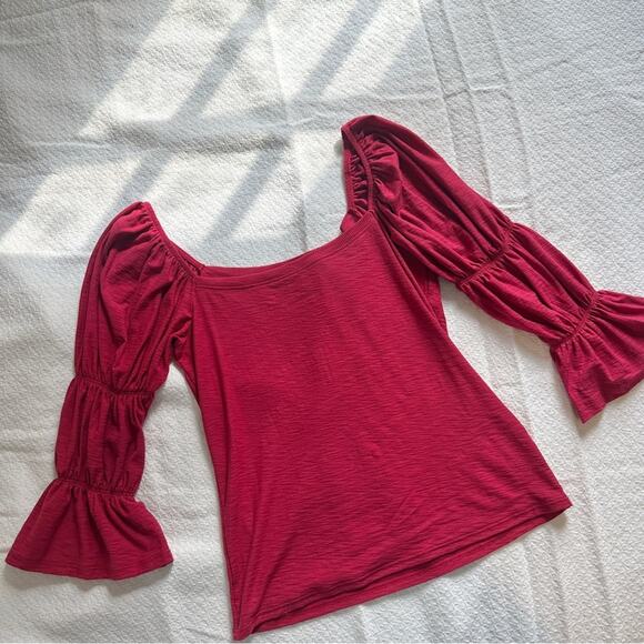 Nation Ltd | Hillary Romance Tee Heartbreaker Pink Size Small NWT NEW - Picture 2 of 10